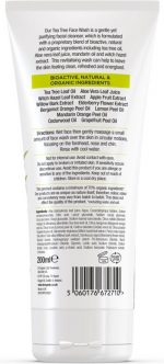 Dr. Organic Tea Tree Face Wash 200 ml - Image 3