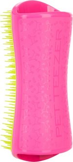 Pet Teezer - Detangling Dog Brush - Yellow & Pink - Image 3