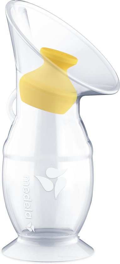 382x840-95 Medela Siliconen Moedermelkcollector - Melk collector borstvoeding - Siliconen borstkolf - 100 ml moedermelk - Image 1