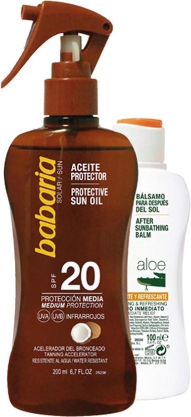 386x840-38 Sun Protection Set Babaria Spf 30 2 Pieces - Image 1