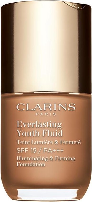 386x840-54 Clarins Everlasting Youth Fluid - 113 Chestnut - Foundation - 30 ml - Image 1