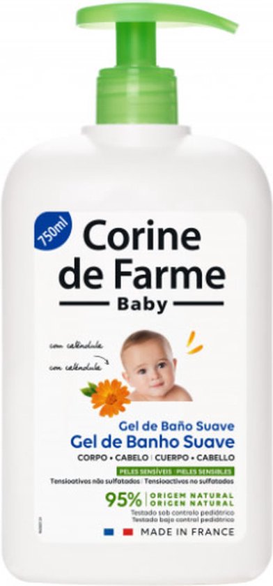 392x840-34 Corine De Farme Baby Gentle Shower Gel 750ml - Image 1
