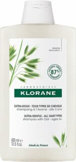 Klorane Haar Avoine Lait D'Avoine/Havermelk Shampoo Alle Haartypen 400ml - Image 2