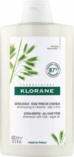 Klorane Haar Avoine Lait D'Avoine/Havermelk Shampoo Alle Haartypen 400ml - Image 3