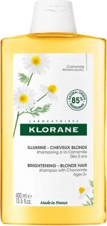 A La Camomile Illuminating Shampoo Blonde Reflections By Klorane 400 Ml - Image 2