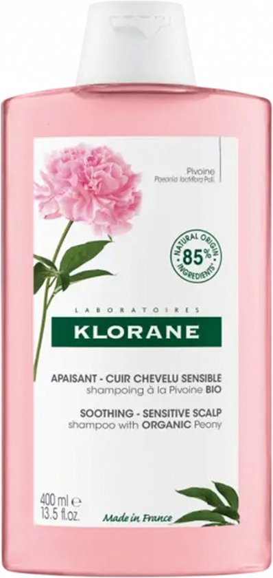 398x840-51 Klorane A La Peony Bio Soothing Shampoo 400 Ml - Image 1
