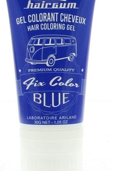 Hairgum Fix Color Hair Coloring Gel Blue Ref 022400204 30ml