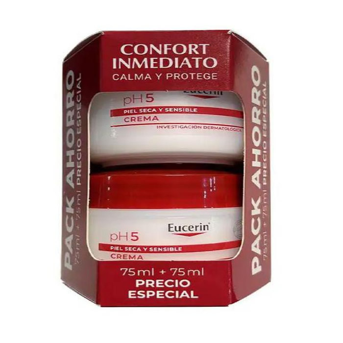 4005800339615_1 Eucerin ph5 Dry and Sensitive Skin 75ml+75ml - Image 1