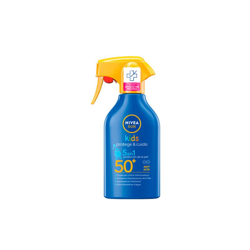 4005900908865 Sun Ninos Protege & Cuida Spf50 Pistola 270 Ml By Nivea 270 Ml - Image 1