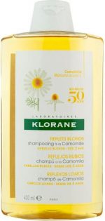 A La Camomile Illuminating Shampoo Blonde Reflections By Klorane 400 Ml - Image 3