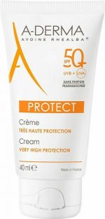 A Derma Protect Crema SP SPF50+ 40 ml, Multicoloured, 40 ml (1er Pack)