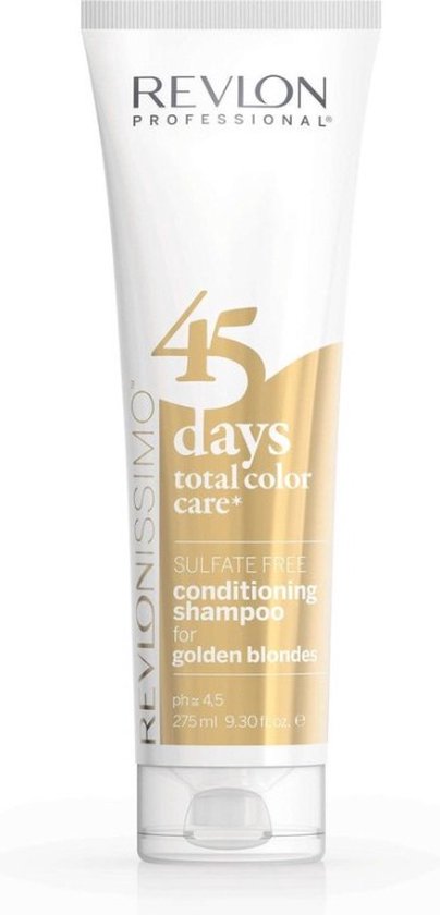 404x840-44 Revlon Professional 45 Days Shampoo Golden Blondes - Normale shampoo vrouwen - Voor Alle haartypes - 275 ml - Normale shampoo vrouwen - Voor Alle haartypes - Image 1
