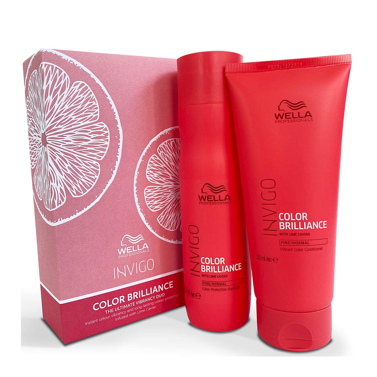 4064666804057 Wella Invigo Color Brilliance Duo Champu 1un Acondicionador 1u - Image 1
