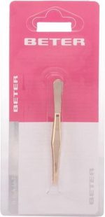 Beter - TWEEZERS with straight tip golden 1 pz - Image 2