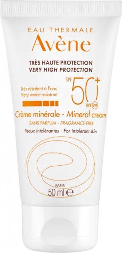 407x840-46 Avène Sun Protection Mineral Cream 50+ - Zonnebrand - 50 ml - Image 1