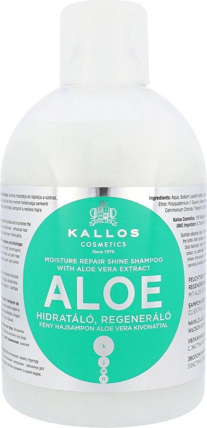 408x840-88 Kallos Aloe Vera Moisture Repair Shine Shampoo 1000 Ml - Image 1