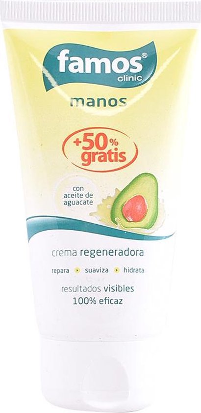 410x840-56 Handcrème Aceite De Aguacate Famos (75 ml) - Image 1