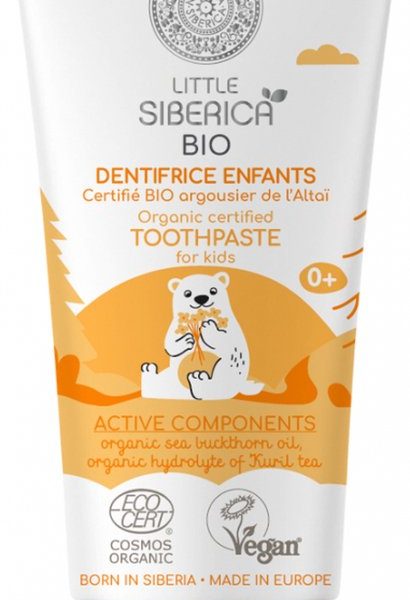 Natura Siberica Little Siberica Biologische Duindoorn Kindertandpasta 60 ml