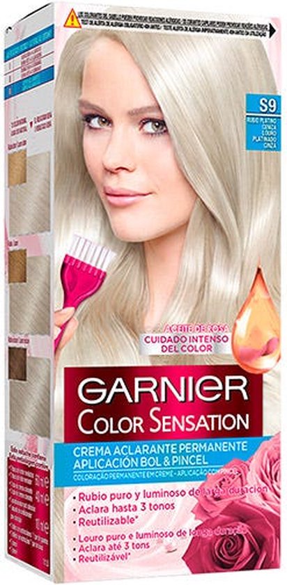 412x840-22 Color Sensation By Garnier #s9-rubio-platino-ceniza - Image 1