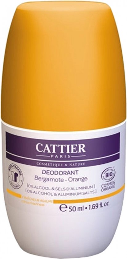 412x840-58 Cattier Paris Cattier Desodorante Roll-on Citrico 50ml - Image 1