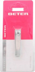 Beter Chrome Plated Manicure Nail Clippers With Nail File - Image 4
