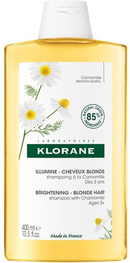 417x840-195 A La Camomile Illuminating Shampoo Blonde Reflections By Klorane 400 Ml - Image 1
