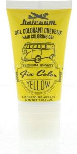 Non-permanent Colour Hairgum Fix Color Yellow Styling Gel (30 ml) - Image 3