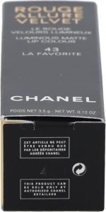Chanel Rouge Allure Velvet Matte Lipstick Lippenstift - 43 La Favourite - Image 3