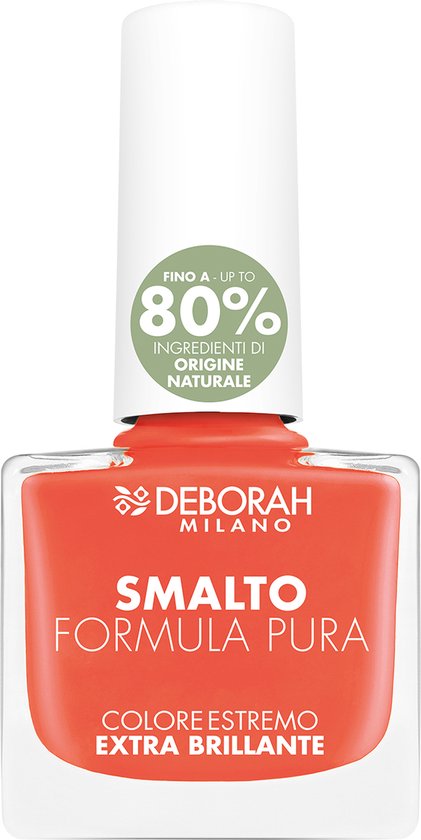 421x840-72 Deborah Milano Formula Pura nagellak 8,5 ml Oranje Glans - Image 1