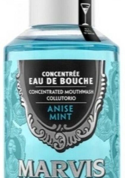 Marvis Mondwater Anise Mint 120 Ml Blauw