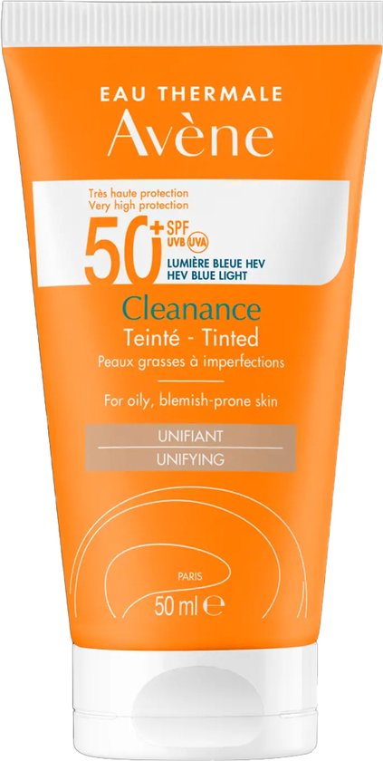423x840-36 Zonnebrandcrème met Kleur Avene Cleanance SPF 50+ 50 ml - Image 1