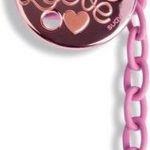 Suavinex - Pink Soother Chain with clip