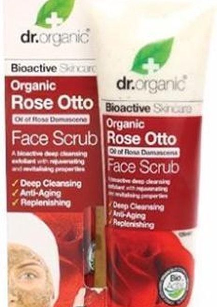Dr. Organic Rosa De Damasco Exfoliante Facial 125 Ml
