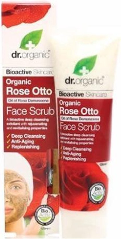 425x840-94 Dr. Organic Rosa De Damasco Exfoliante Facial 125 Ml - Image 1