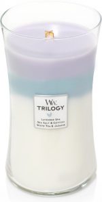 WoodWick Hourglass Large Trilogy Geurkaars - Calmin Retreat - Image 4