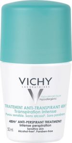 Vichy Deo Anti Transpiratie Verzorging 48H Roll on Gevoelige Huid 50ml