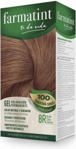 Gel Permanent Coloration Hair Color By Farmatint #8r-light Coppery Blonde - Image 2