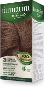 Permanent Dye Farmatint 4r-Castaño Cobrizo Gel - Image 3