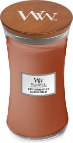 WoodWick Hourglass Large Geurkaars - Chilli Pepper Gelato