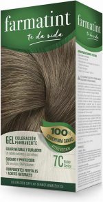 Permanent Dye Farmatint 7c-Rubio Ceniza Gel - Image 2