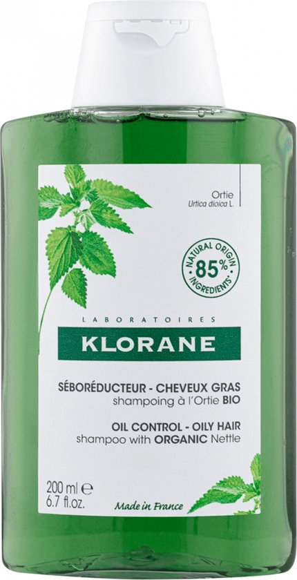 430x840-57 Klorane Organic Nettle Shampoo - Talgregulator Voor vet Haar 200 ml - Image 1