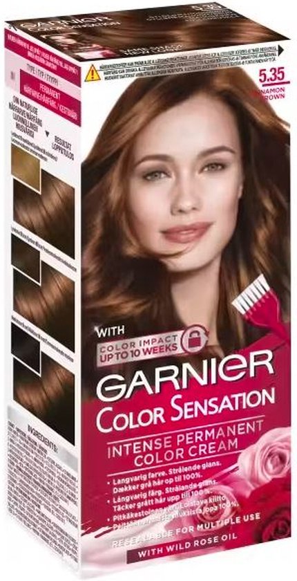 430x840-8 Garnier Color Sensation Intensissimos 5.35 Castaño Canela - Image 1