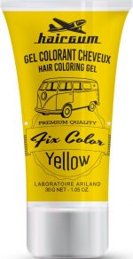 Non-permanent Colour Hairgum Fix Color Yellow Styling Gel (30 ml)