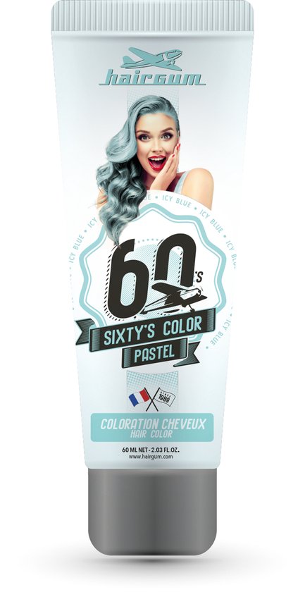 433x840-147 Sixty's Color Hair Color #icy Blue By Hairgum #icy - Image 1