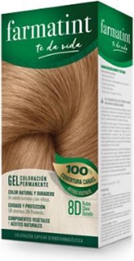 433x840-43 Permanent Dye Farmatint 8d-Rubio Claro Dorado Gel - Image 1