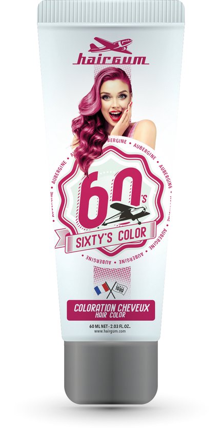 433x840-84 Hairgum Sixty's Color Hair Color #aubergine - Image 1