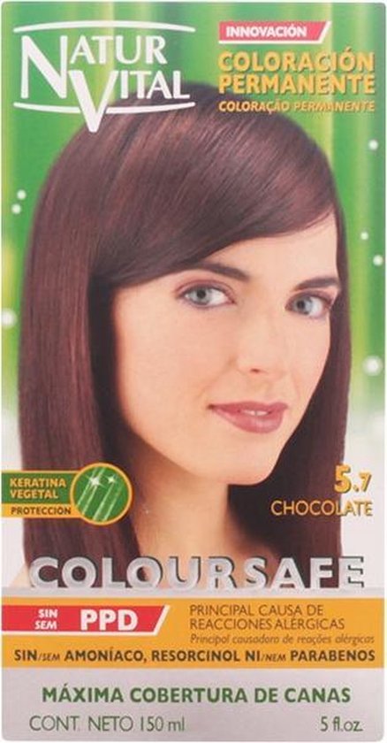 438x840-114 Naturaleza Y Vida Coloursafe Permanent 5.7 Chocolate 150ml - Image 1