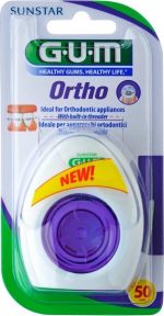 GUM® Ortho Floss - Flosdraad - 50 stuks - Gebitbescherming