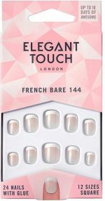 False nails Elegant Touch French Xs 24 Pieces (24 uds) - Image 2