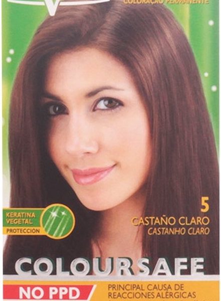 Coloursafe Permanent Hair Color By Natur Vital #5-light Brown